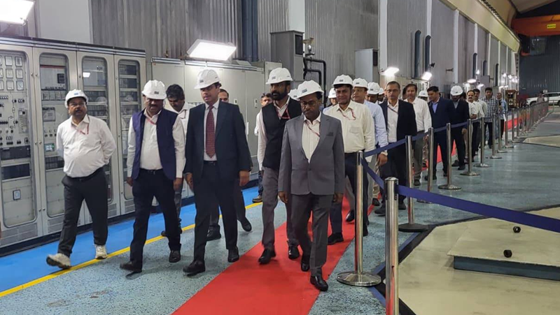 NHPC CMD & DT visit Uri Power Station